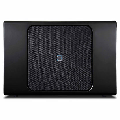 Front of Bluesound Professional BSW150 Network Powered Subwoofer on white background