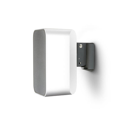 Bluesound Professional WM125 Wall Bracket in black on white background