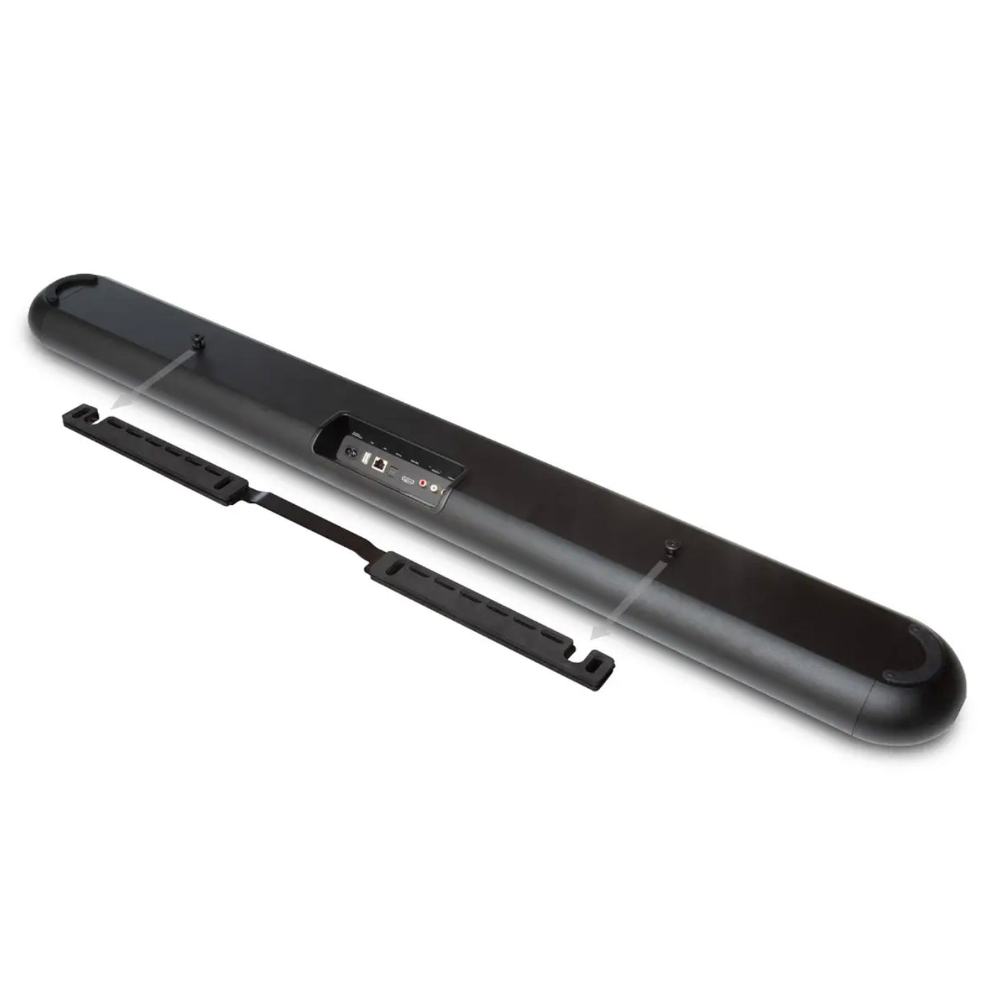 Bluesound Pulse Cinema Soundbar showing wallmount attachment