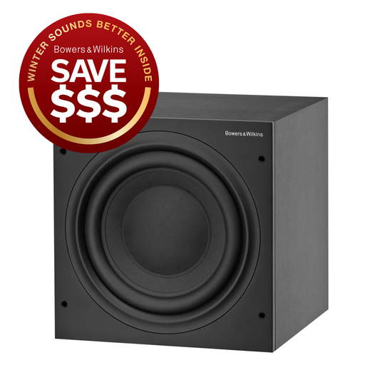 Bowers & Wilkins ASW610 Subwoofer with savings text