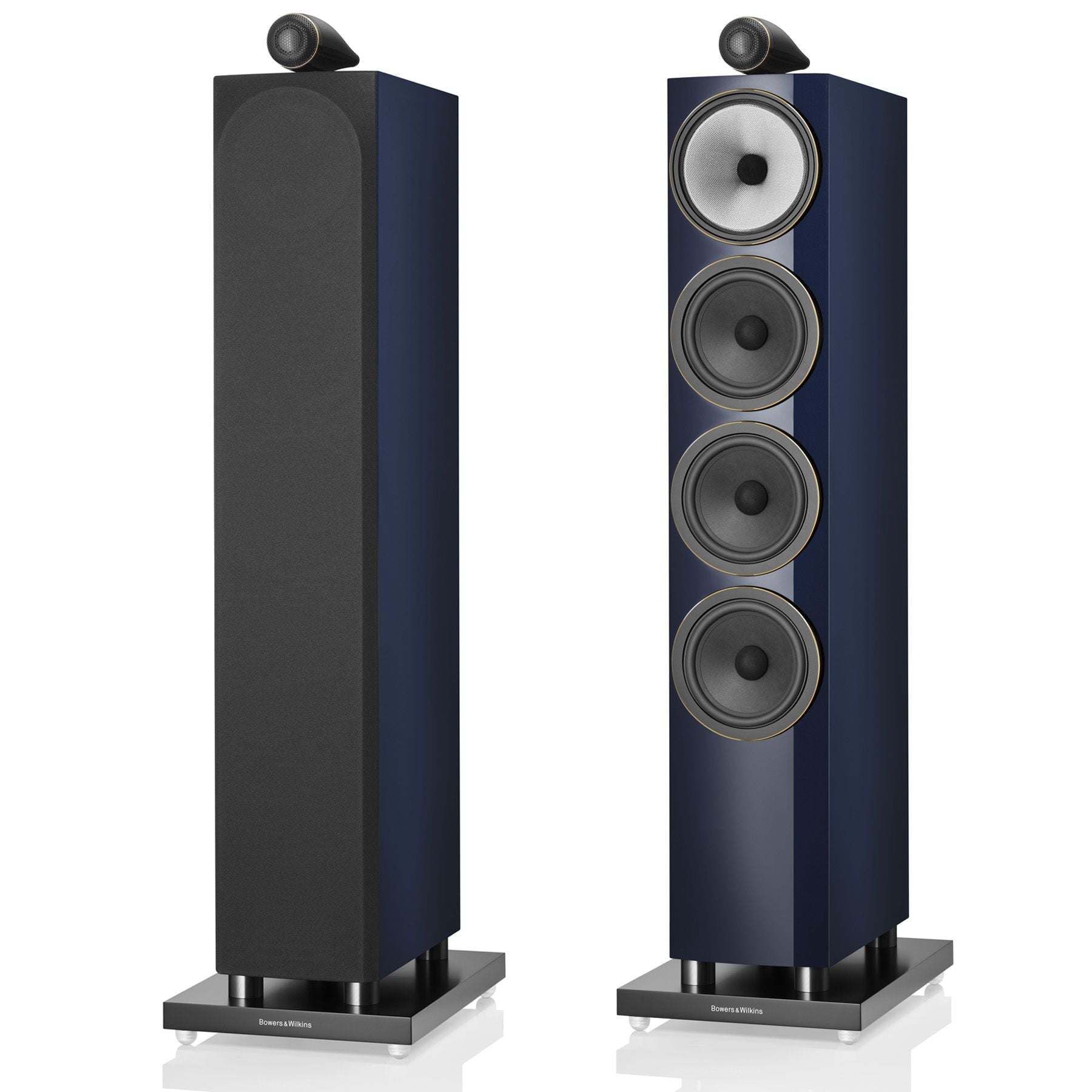B&W 702 S3 Signature Speakers in Midnight Blue