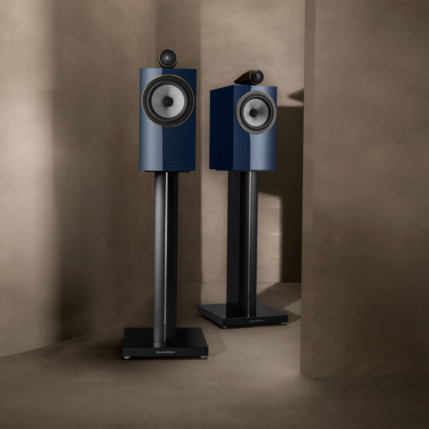 B&W 705 S3 Signature Speakers -  Midnight Blue Metallic Paint Finish