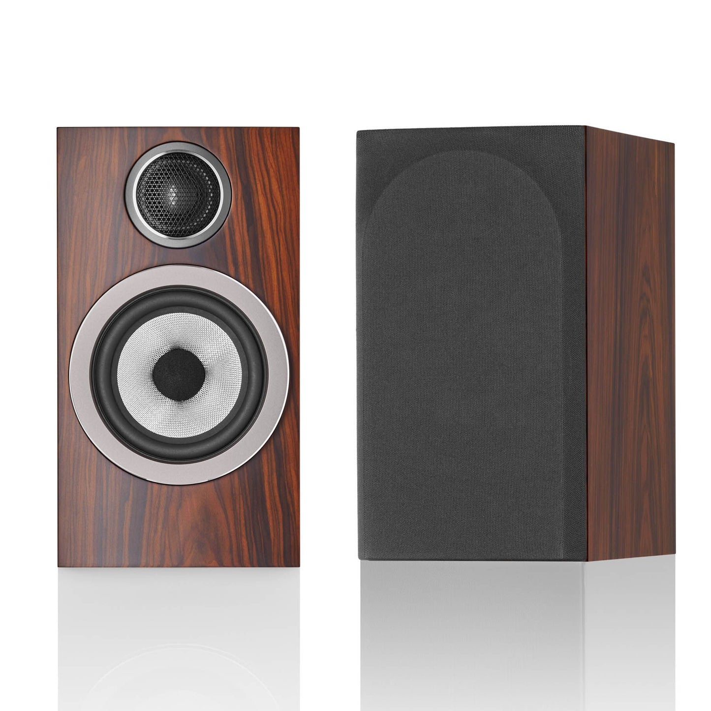 B&W 707 S3 Bookshelf/Stand Mount Speakers in mocha