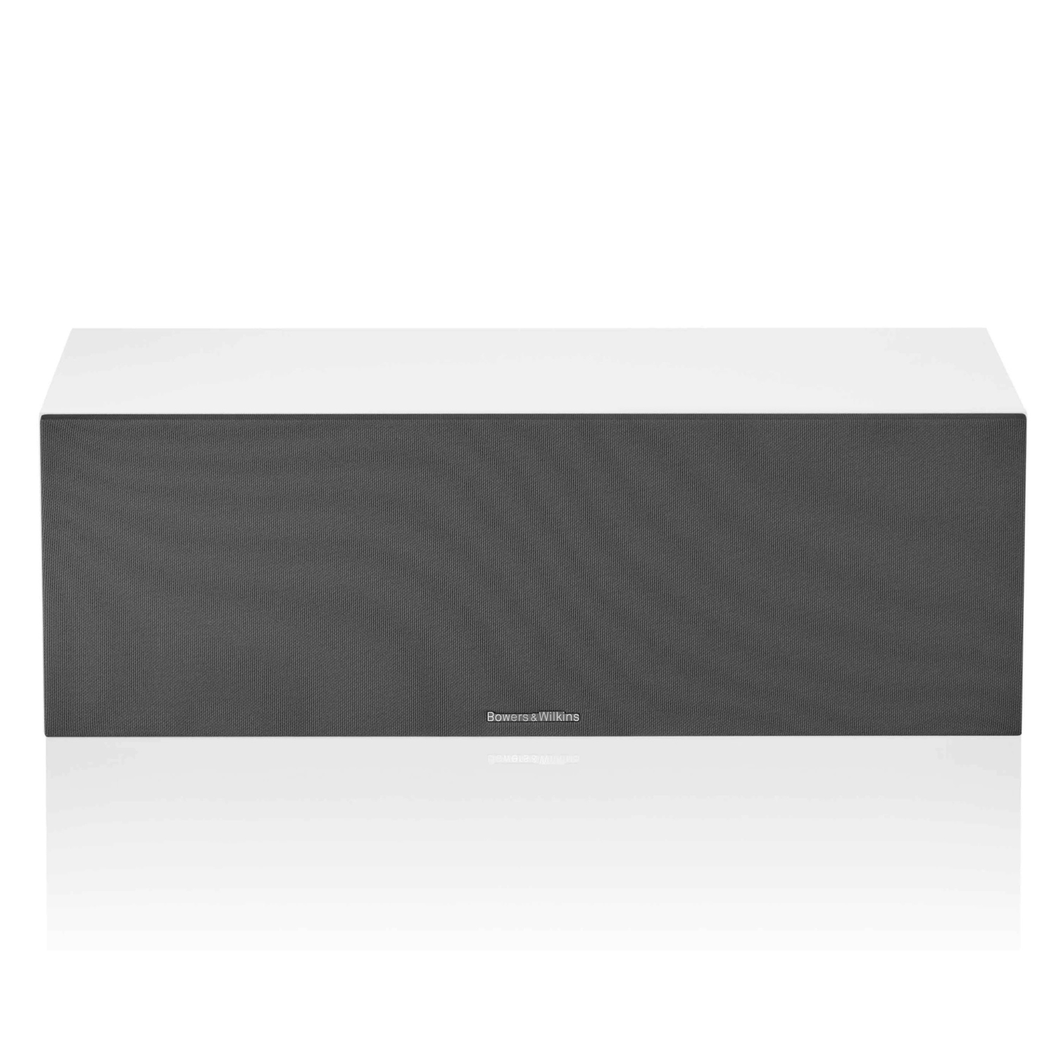 Front view of Bowers & Wilkins HTM6 S3 Centre Speaker in white