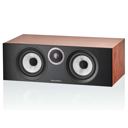 Front angle of Bowers & Wilkins HTM6 S3 Centre Speaker with grille removed