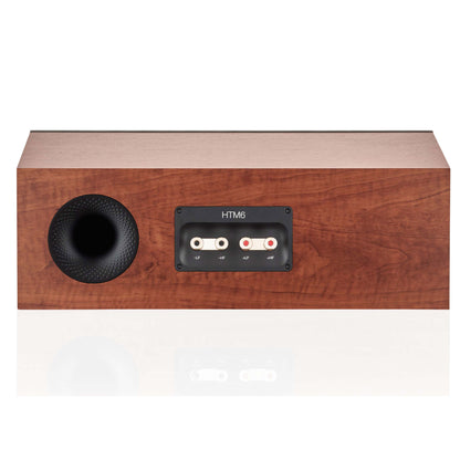 Back view of Bowers & Wilkins HTM6 S3 Centre Speaker in red cherry