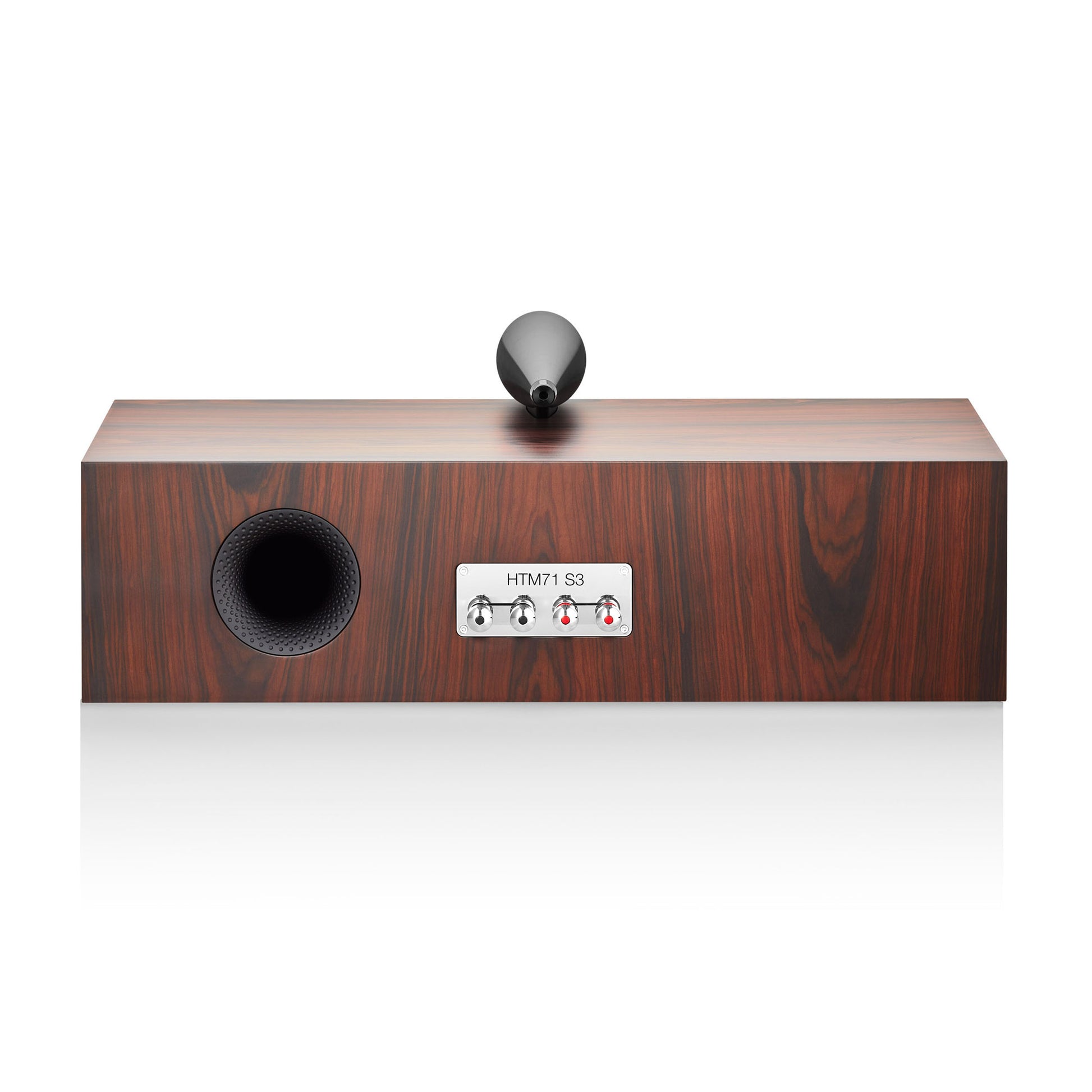 Back of Bowers & Wilkins HTM71 S3 Centre Speaker in mocha