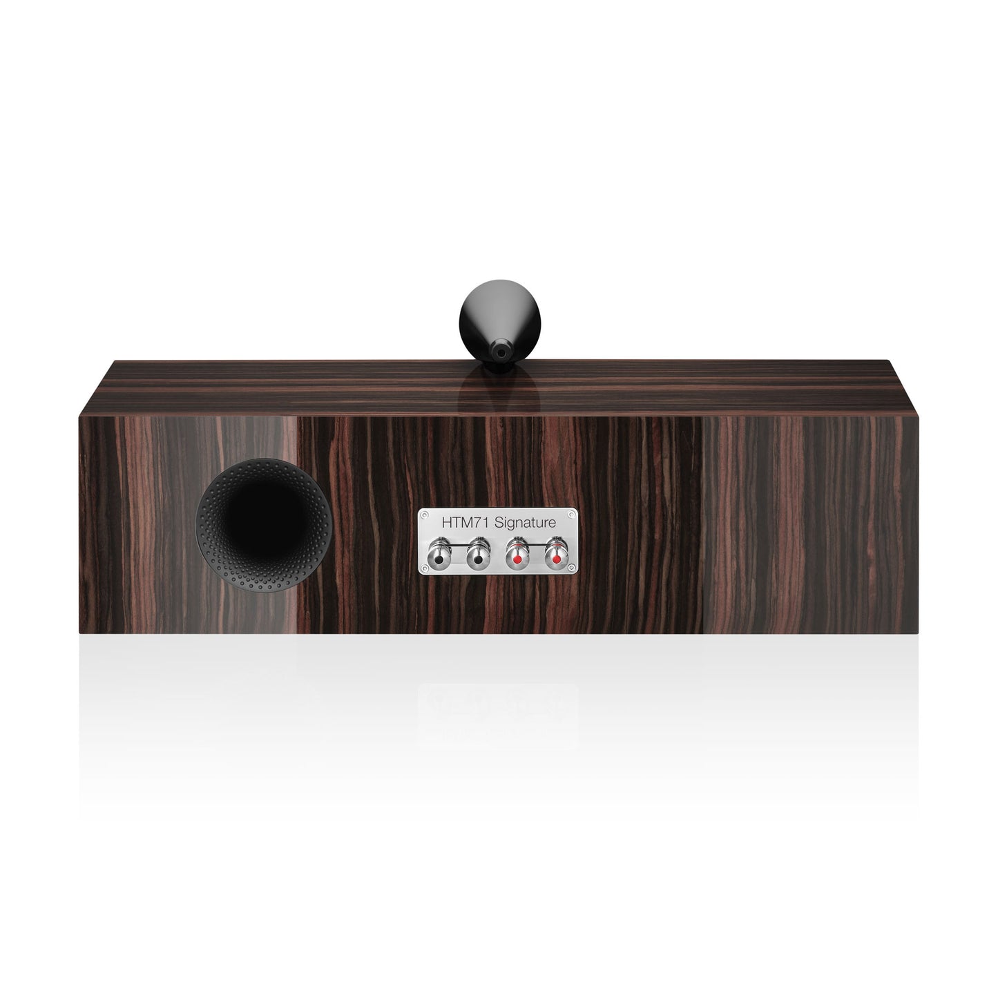 Back view of Bowers & Wilkins HTM71 S3 Signature Centre Speaker in Datuk Gloss
