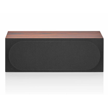 Front view of Bowers & Wilkins HTM72 S3 Centre Speaker in mocha with grille on