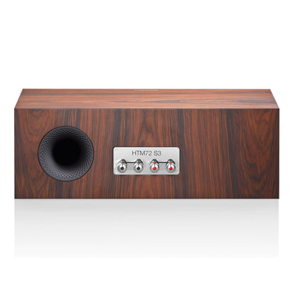 Back view of Bowers & Wilkins HTM72 S3 Centre Speaker in mocha