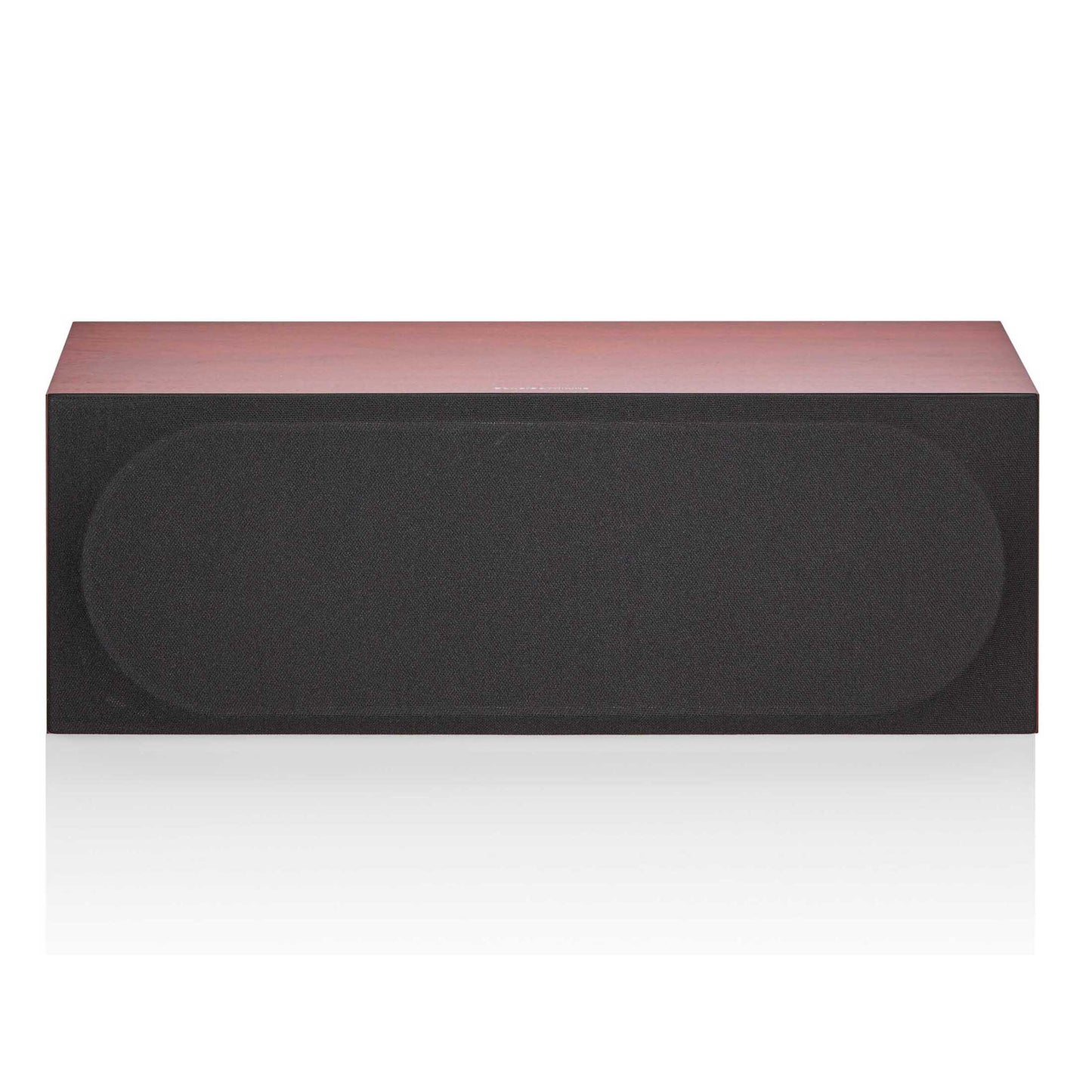Front view of Bowers & Wilkins HTM72 S3 Centre Speaker in rosenut