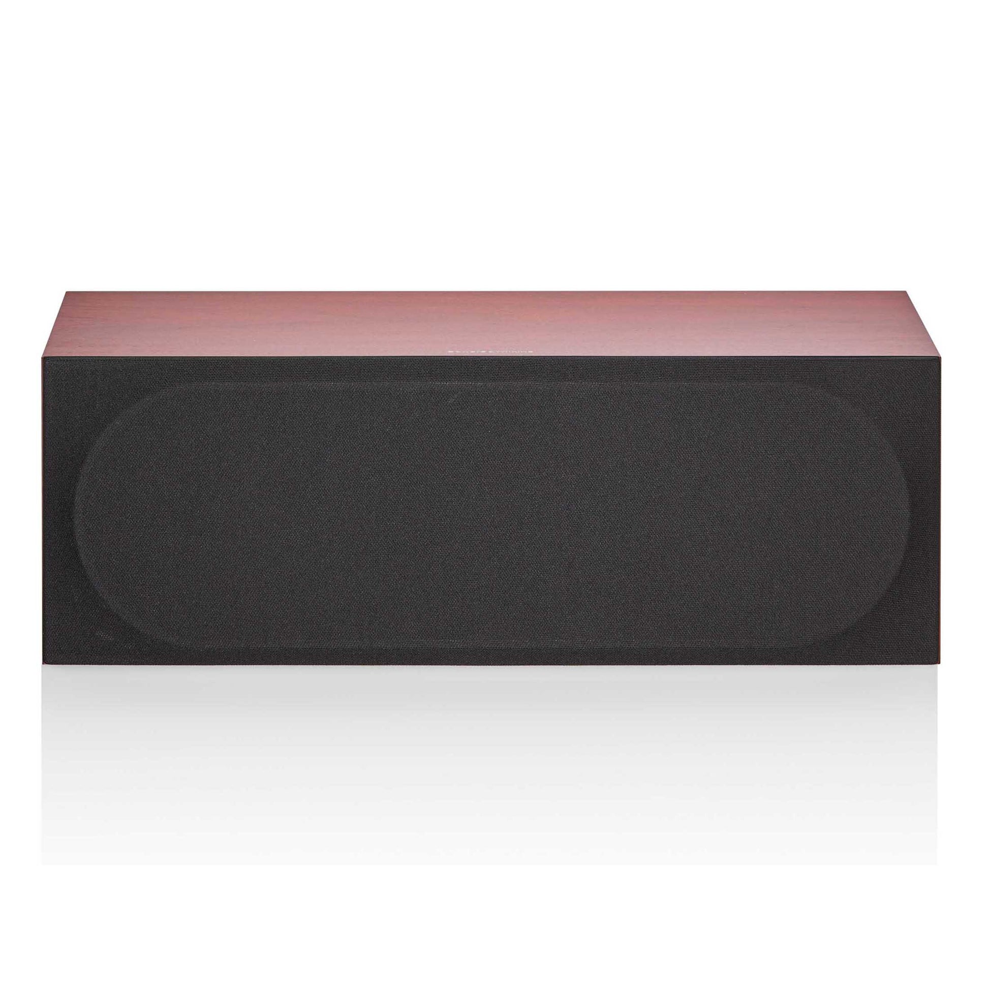 Front view of Bowers & Wilkins HTM72 S3 Centre Speaker in rosenut