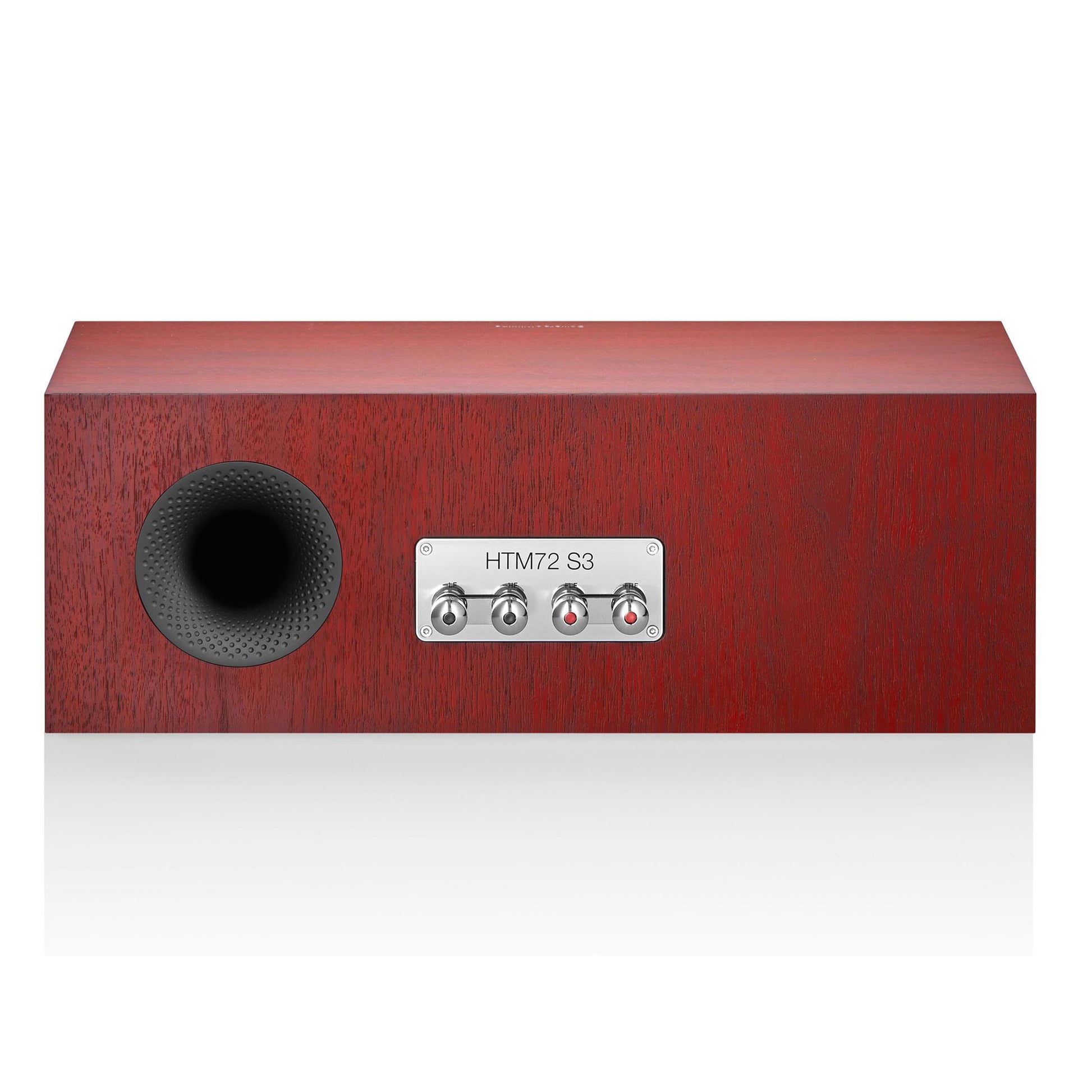 Back view of rosenut Bowers & Wilkins HTM72 S3 Centre Speaker