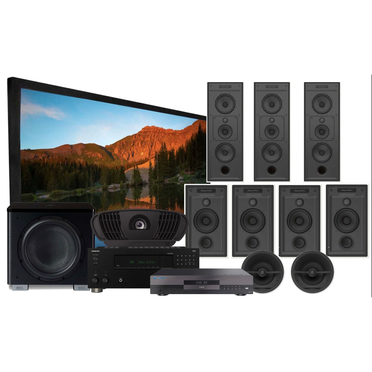 Bowers & Wilkins In-Wall Home Cinema System
