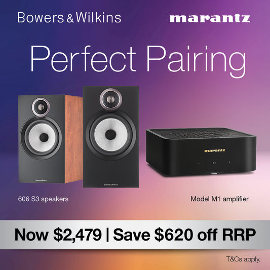 Bowers & Wilkins 606 Marantz M1 TV Streaming System