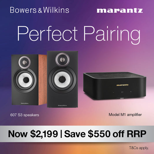 Bowers & Wilkins 607 Marantz M1 TV Streaming System