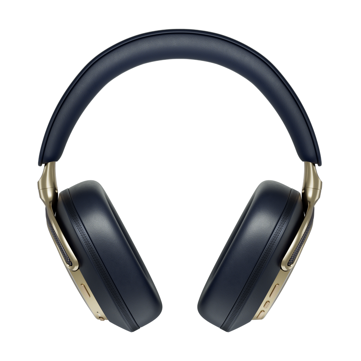 Midnight Blue Bowers & Wilkins PX8 S2 Over-Ear Noise Cancelling Headphones on white background