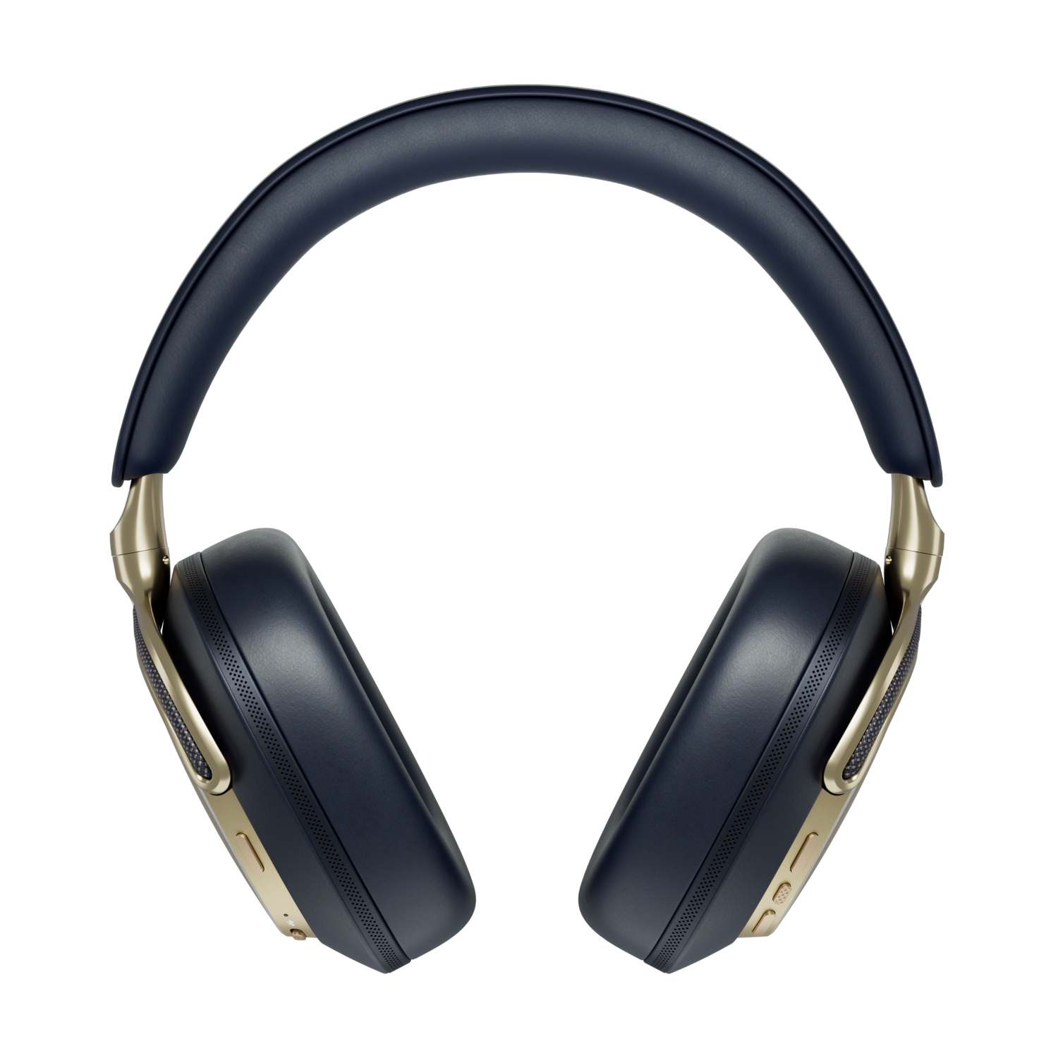 Midnight Blue Bowers & Wilkins PX8 S2 Over-Ear Noise Cancelling Headphones on white background