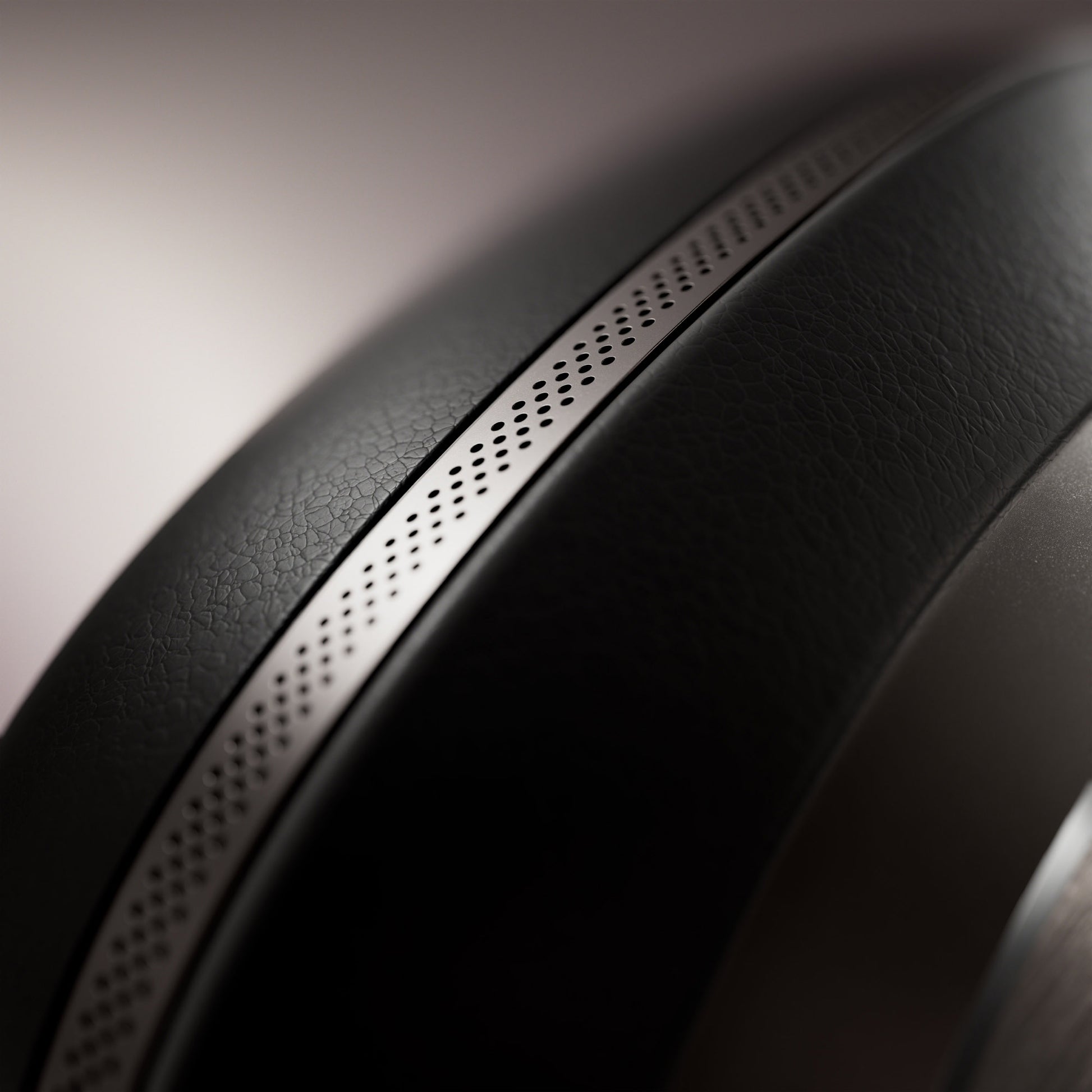 Close up of Bowers & Wilkins PX8 S2 Onyx Black
