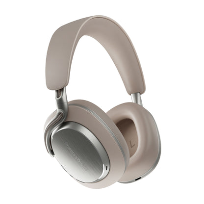 Bowers & Wilkins PX8 S2 Warm Stone angle view on white background