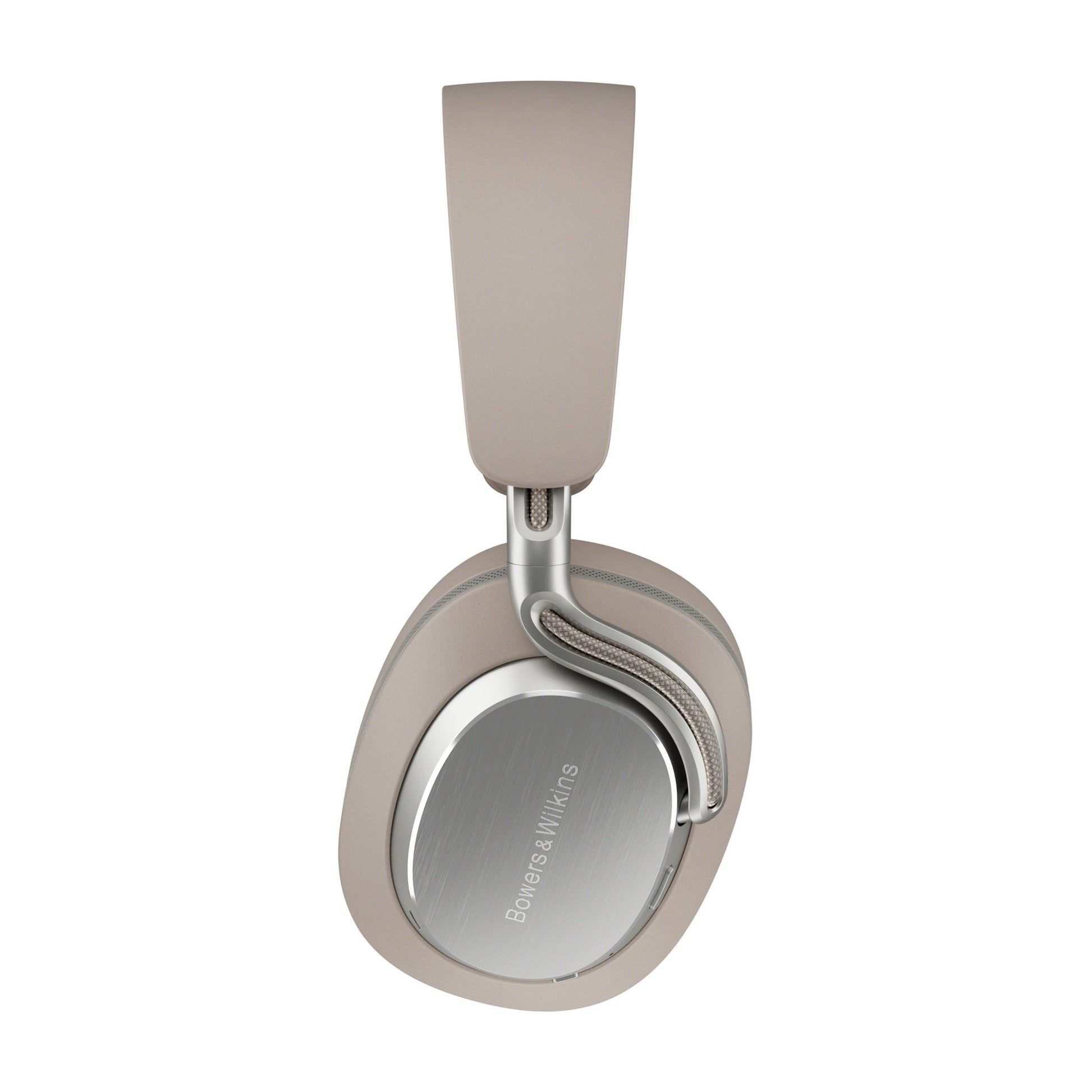 Side view of Bowers & Wilkins PX8 S2 Warm Stone on white background