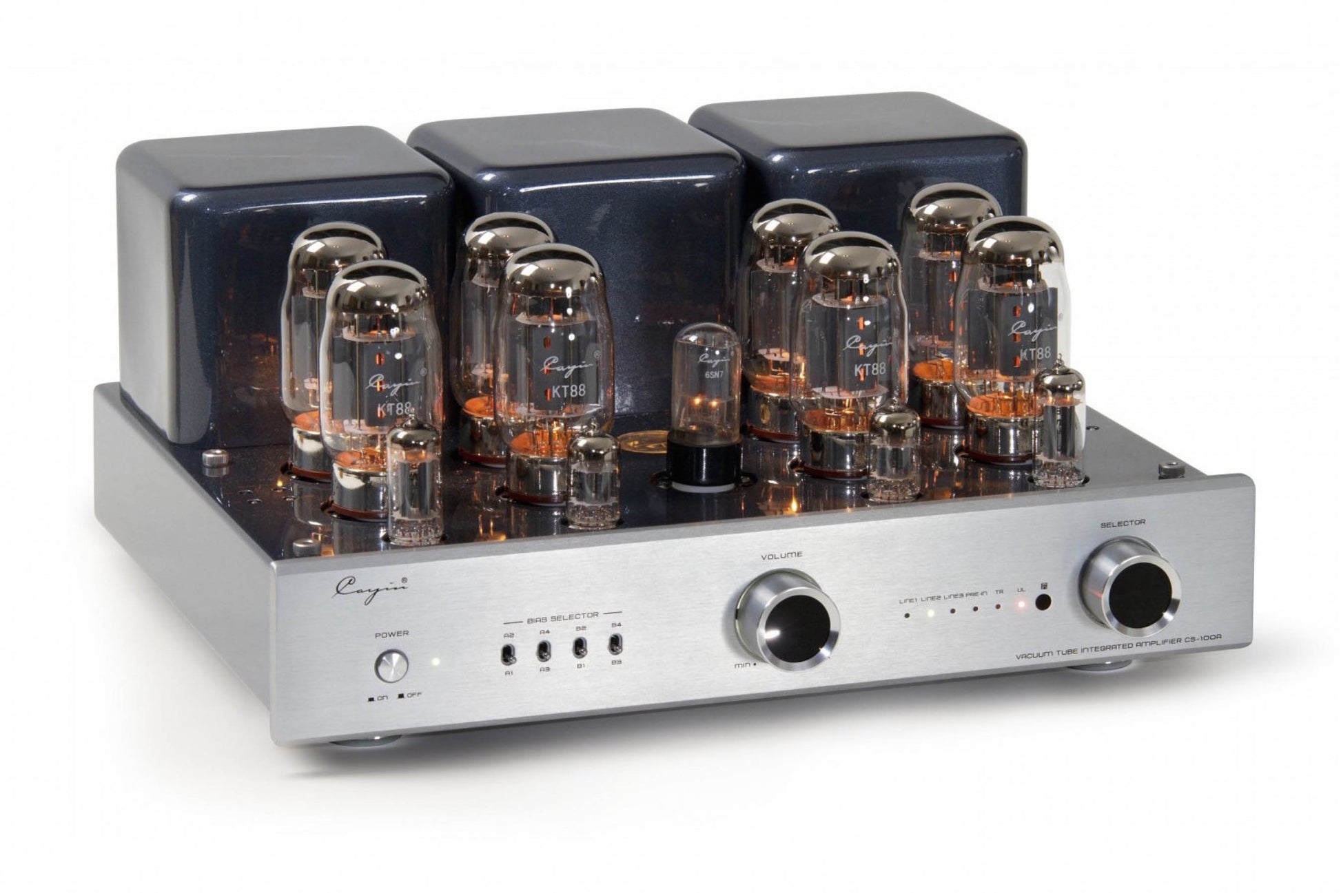 Cayin CS-100A Integrated Valve Amplifier - Front angle view