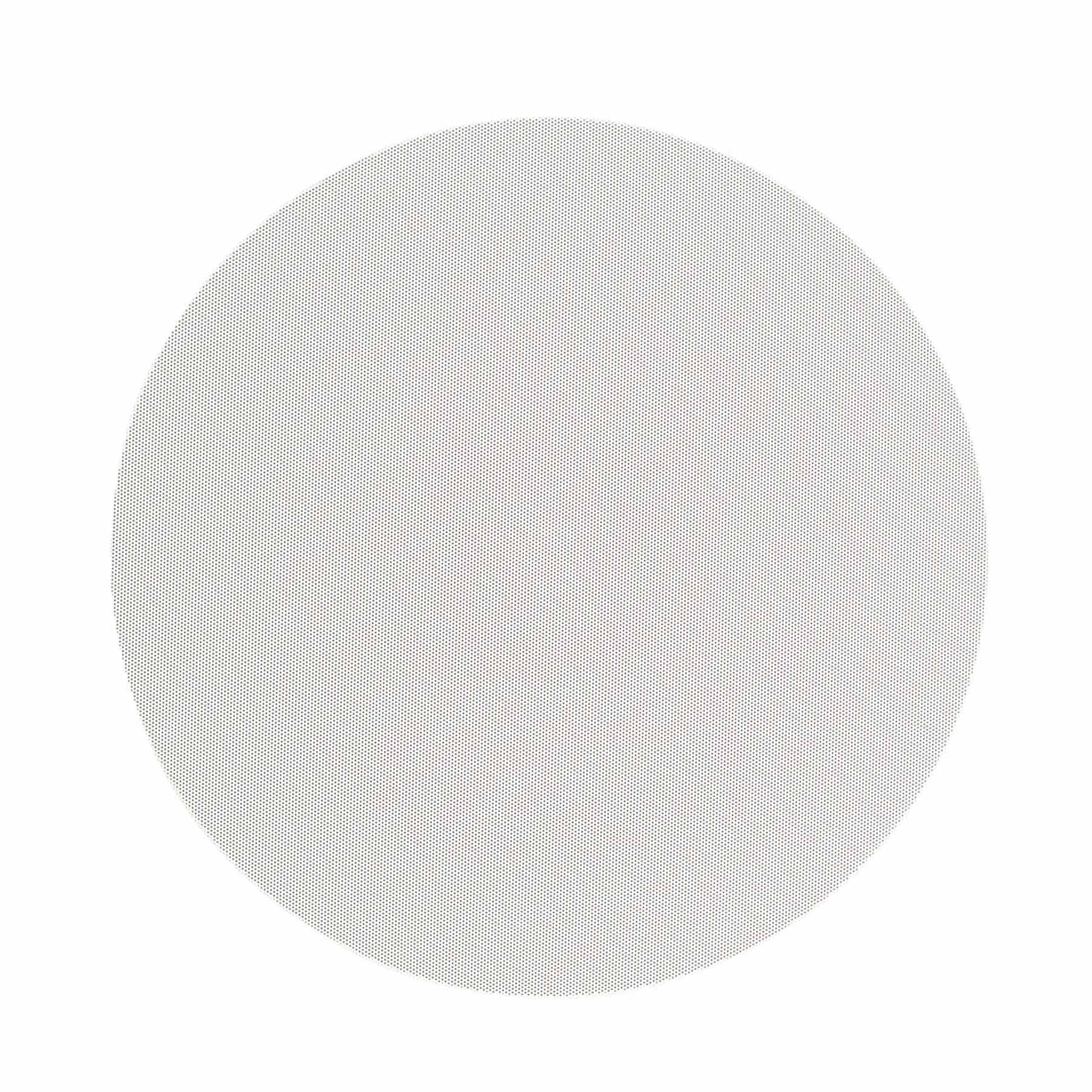 Bezel-Free Micro-Perforated Round Grille -  Front View