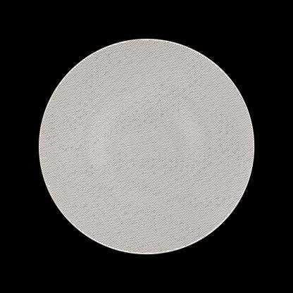 Bezel-Free Micro-Perforated Round Grille