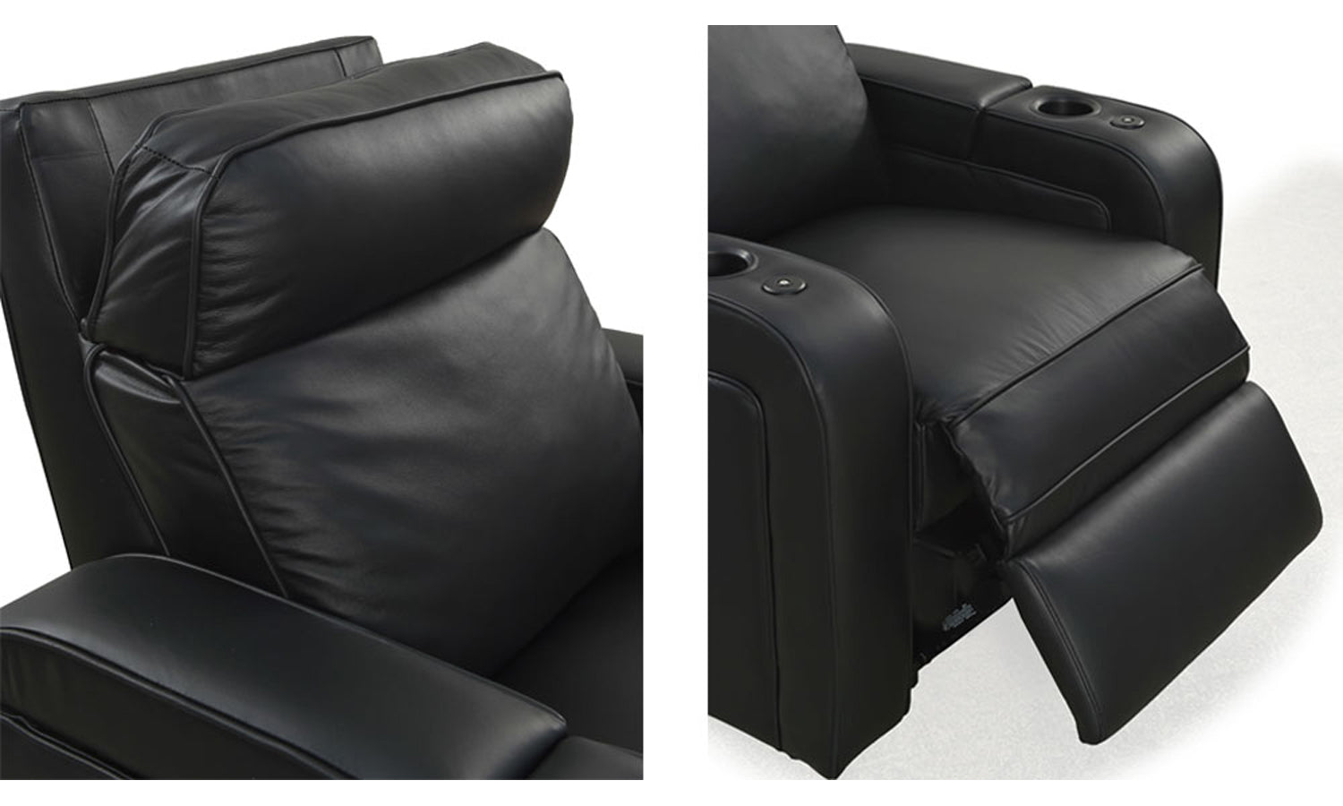 Powered Reclining Headrest and Footrest