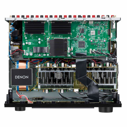 Internal view of Denon AVC-X3900H 9.4 Channel 8K Home Theatre Amplifier