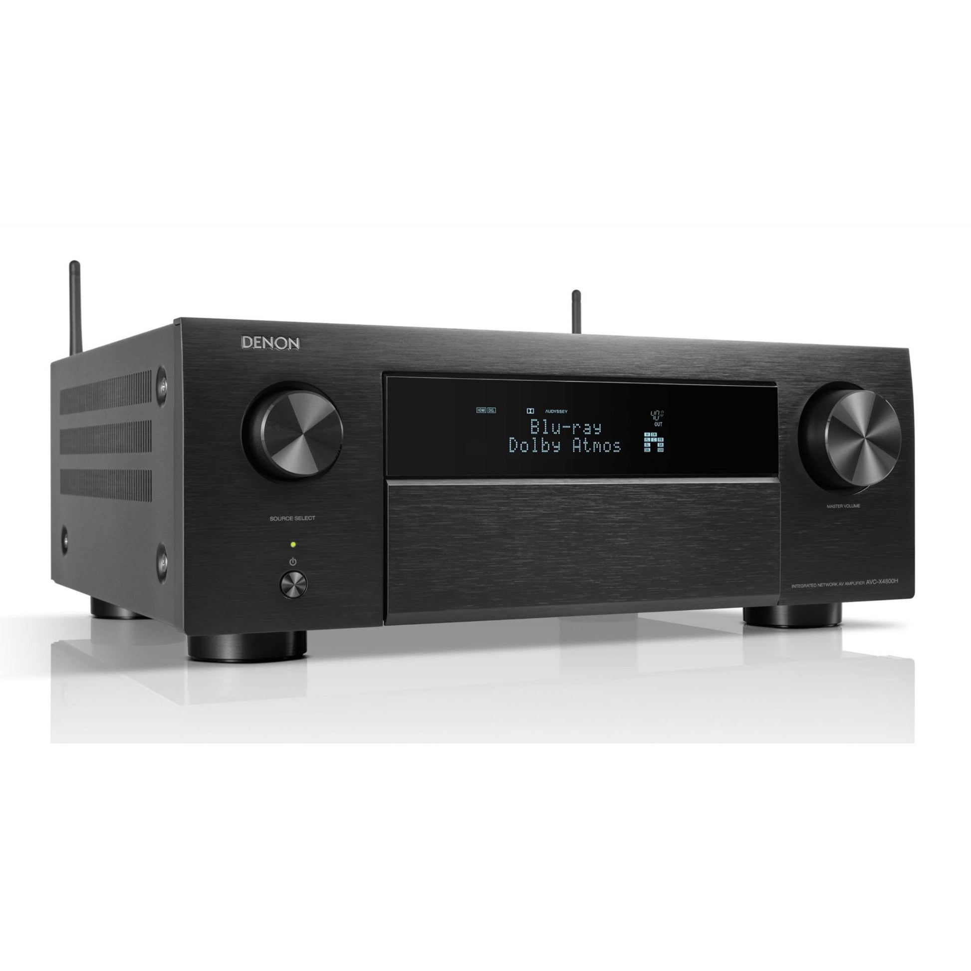 Angle view of Denon AVC-X4800H 9.4 Channel 8K Home Theatre Amplifier