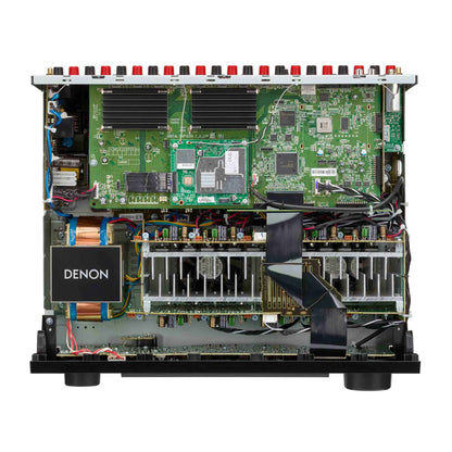 Internal view of Denon AVC-X3800H on a white background