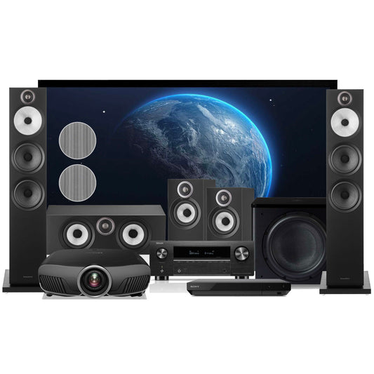 Denon B&W REL Home Cinema System