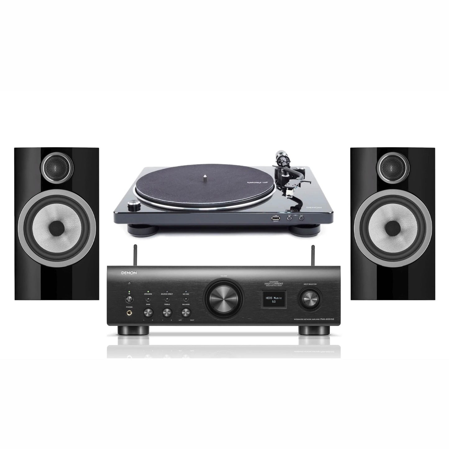 Denon B&W Turntable Streaming System