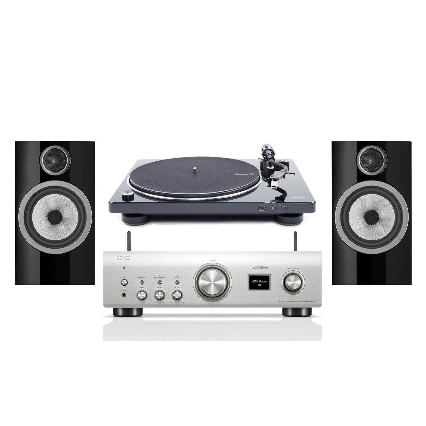 Denon B&W Turntable Streaming System