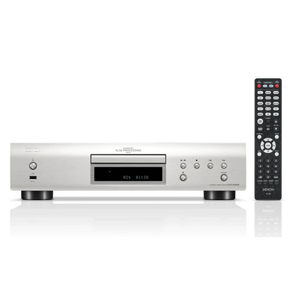 Silver Denon DCD-900NE CD Player with remote control