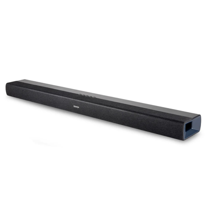 Angle view of Denon DHT-S218 Soundbar on white background