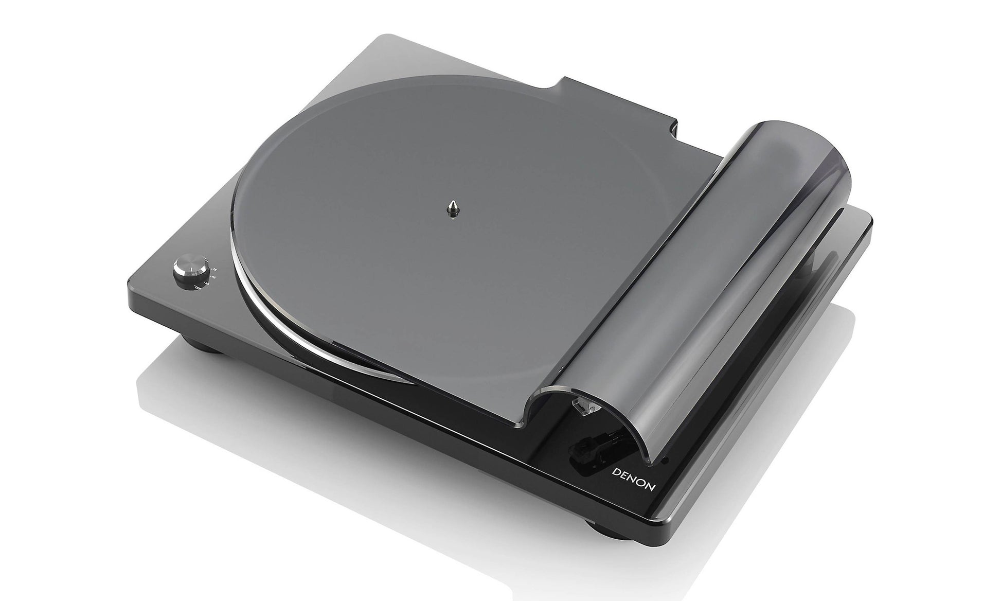 Denon DP-400 Turntable - Removable Dual-Purpose Dust Cover