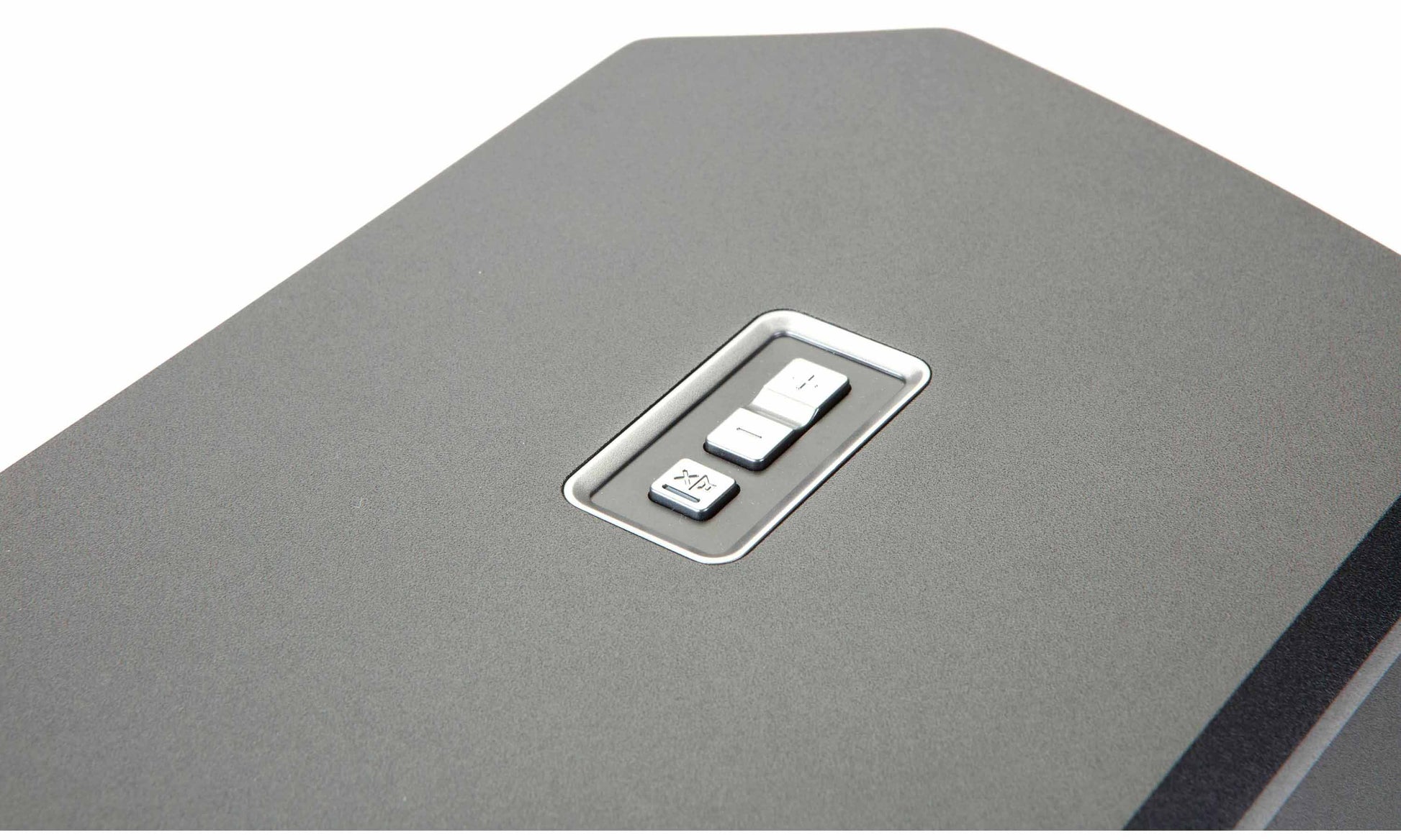 Denon DSW-1H Subwoofer - Volume controls on top or side depending on how situated