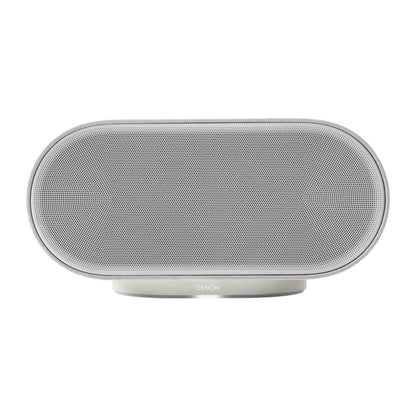 Denon Home 600 Wireless Speaker in white on white background