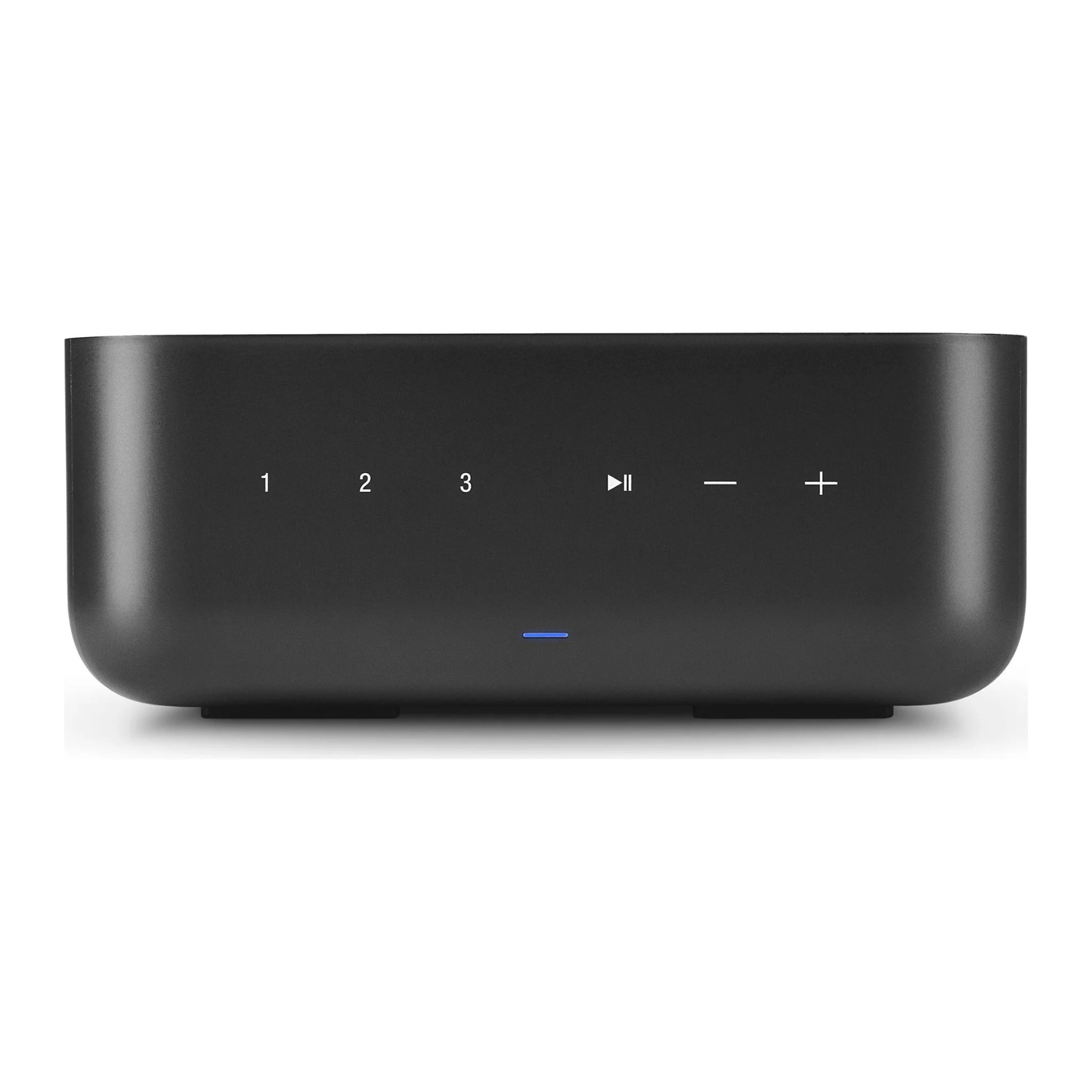 Front view of Denon Home Amp on white background