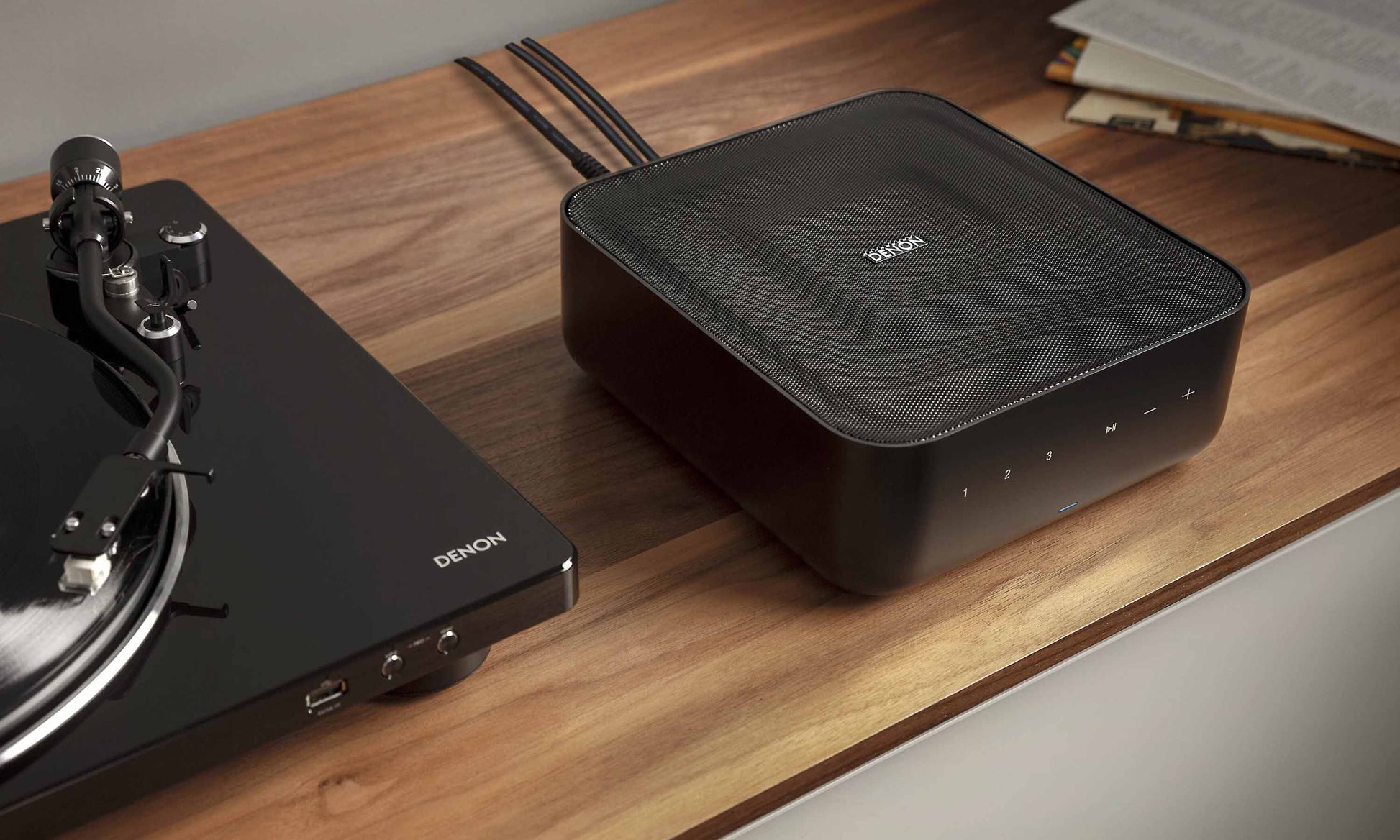 Denon Home Amp - Shown Next To Denon Turntable (Sold Separately)