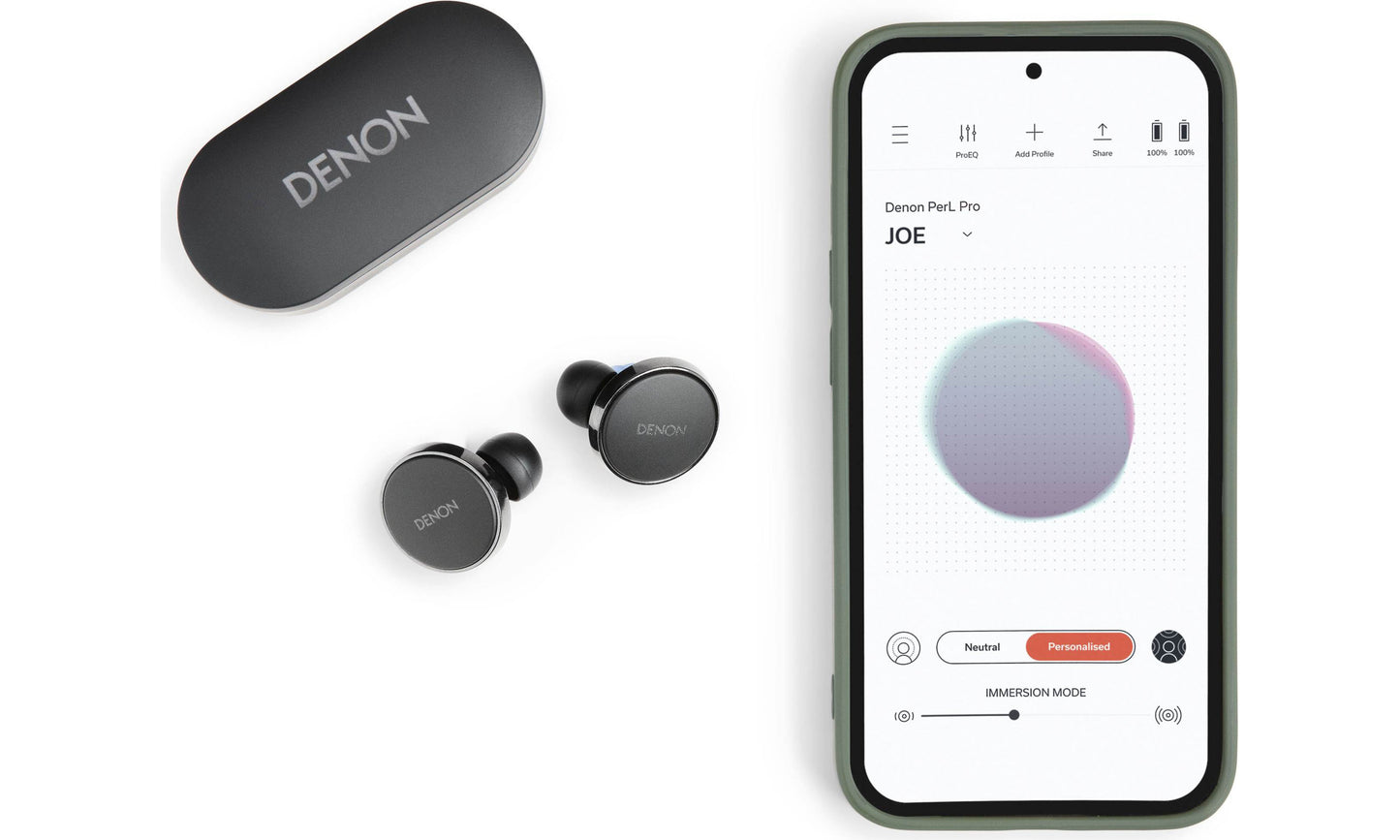 Denon PerL Pro Wireless Noise Cancelling Earbuds