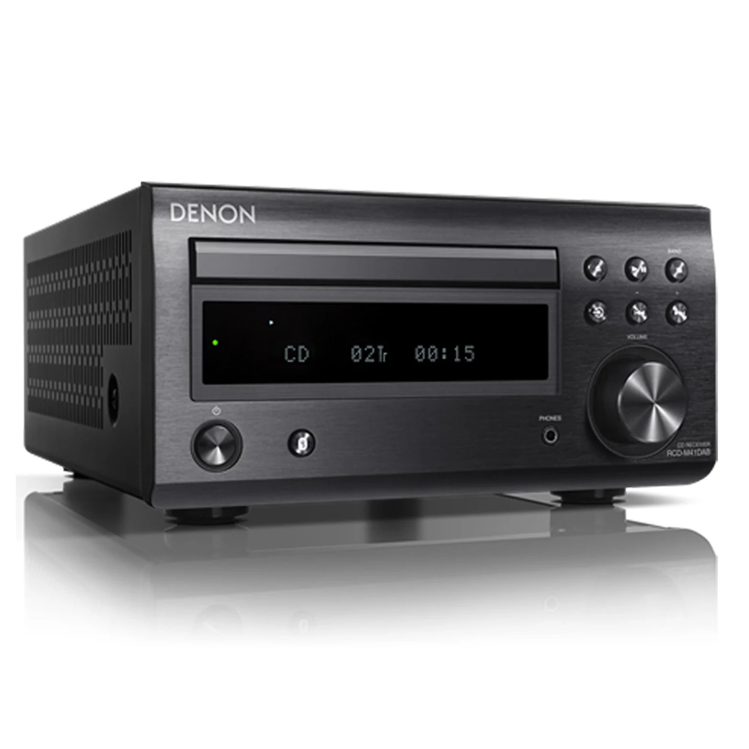 Angle view of Denon RCD-M41DAB CD Receiver