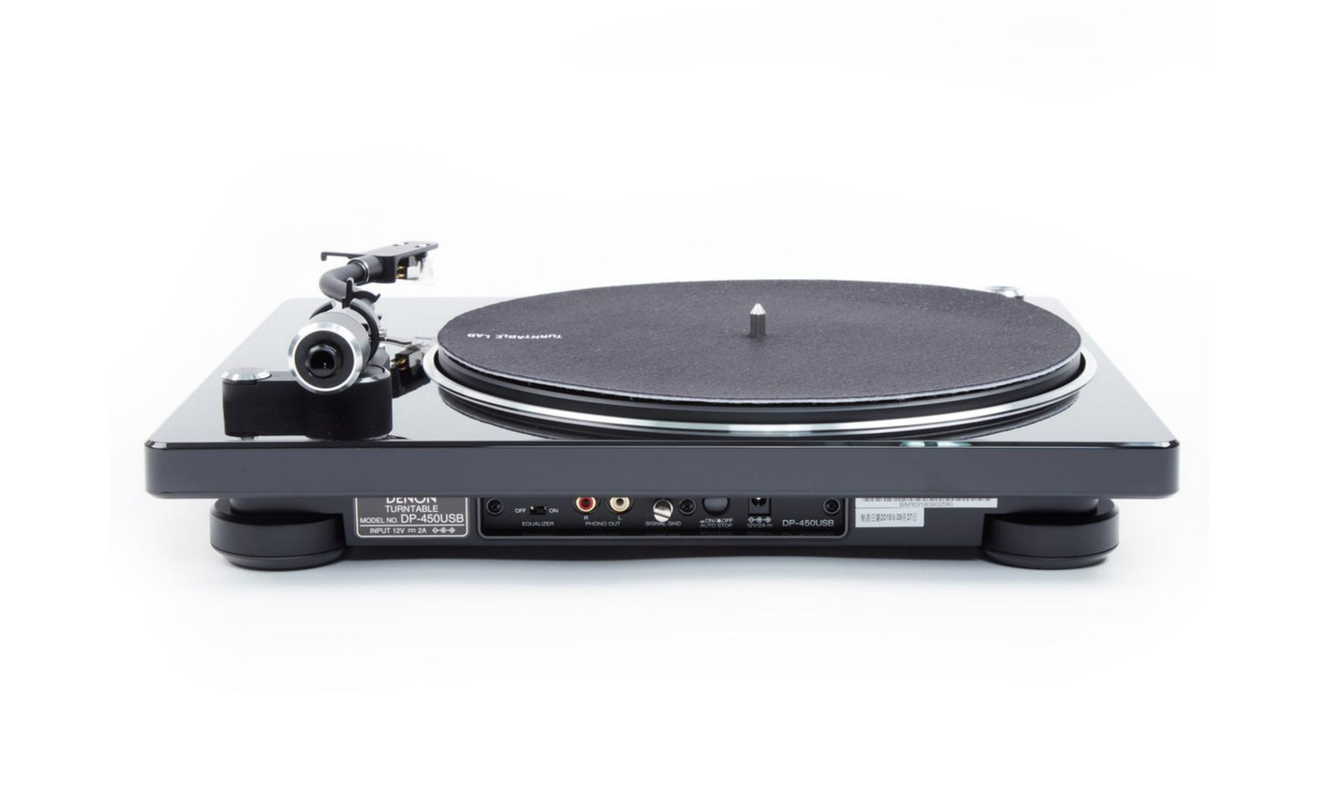 Denon DP-450USB Turntable - Rear