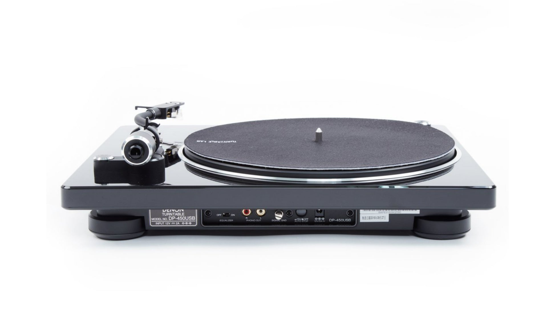 Denon DP-450USB Turntable - Rear