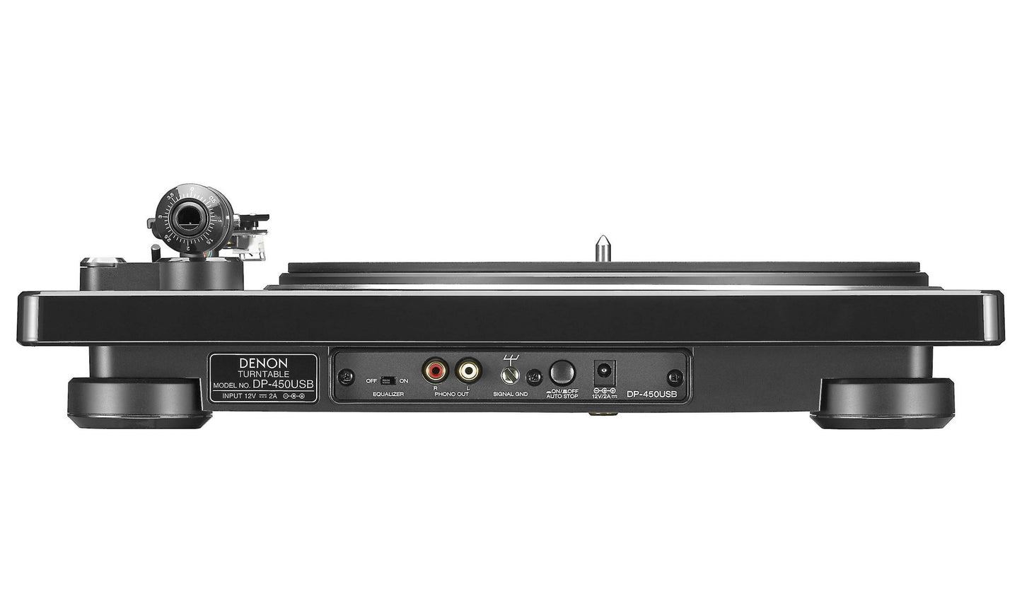 Denon DP-450USB Turntable - Rear
