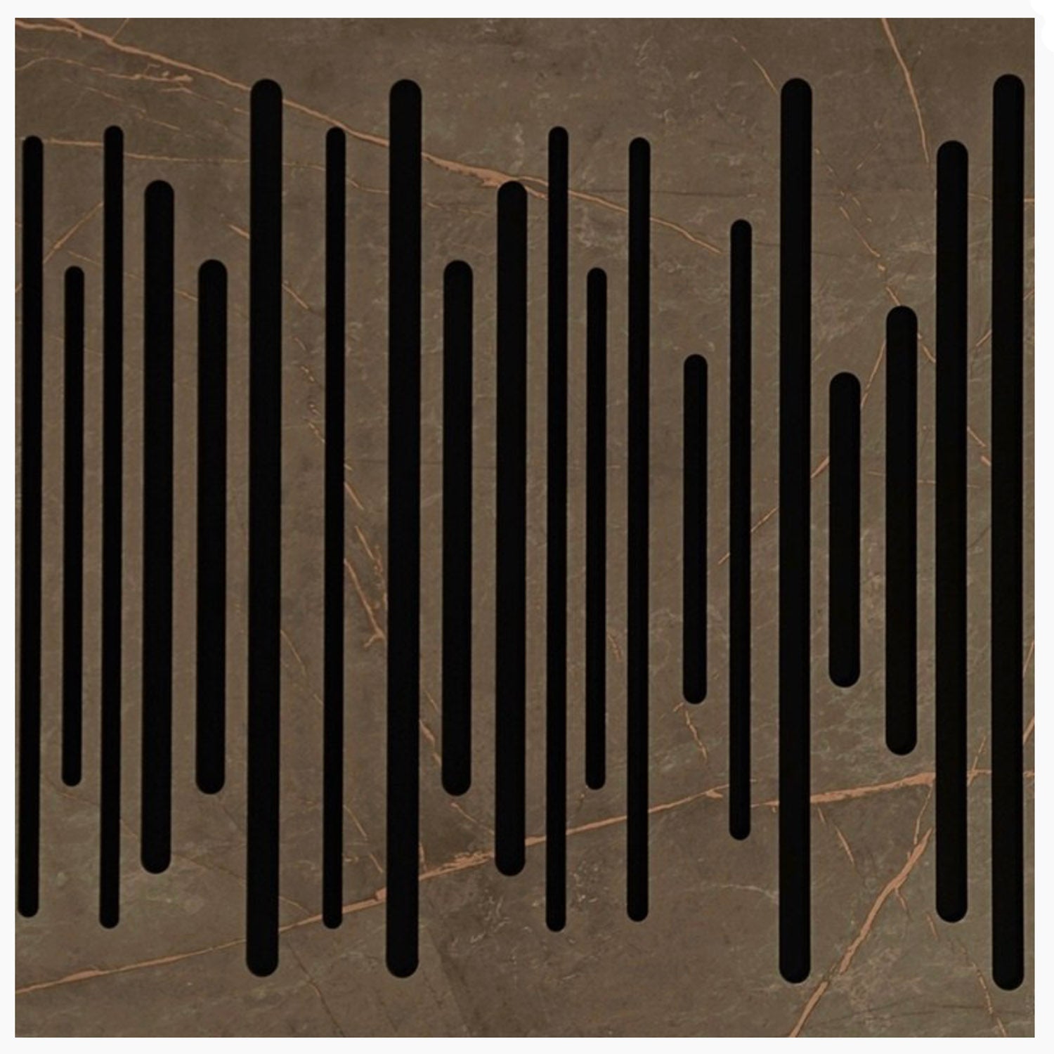DTX Design Timber Grooved Acoustic Panel in marble