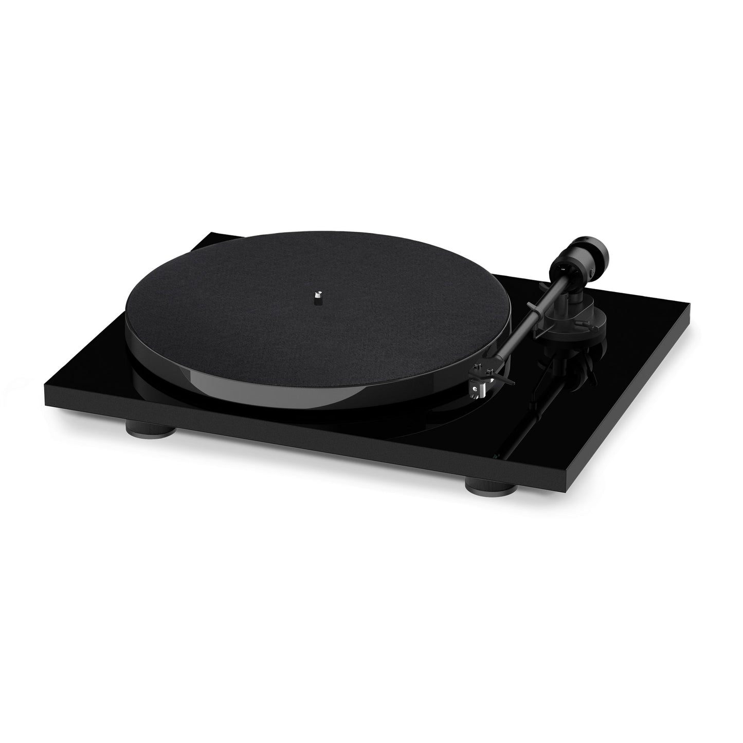 Pro-Ject E1 BT Turntable with Pick It MM E Cartridge in black on white background