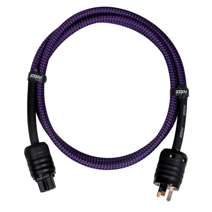 EGM Audio Amethyst Power Cable on white background